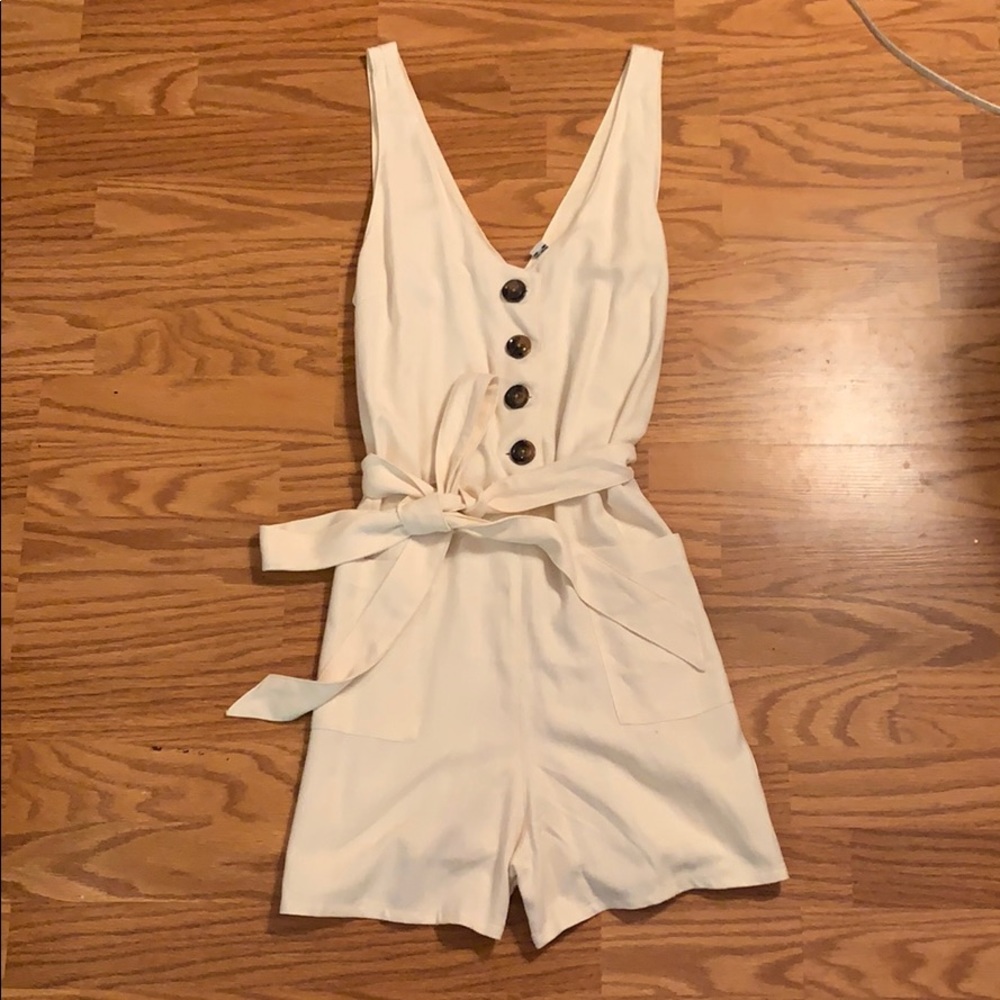 River Island Off-White Romper Never Worn
